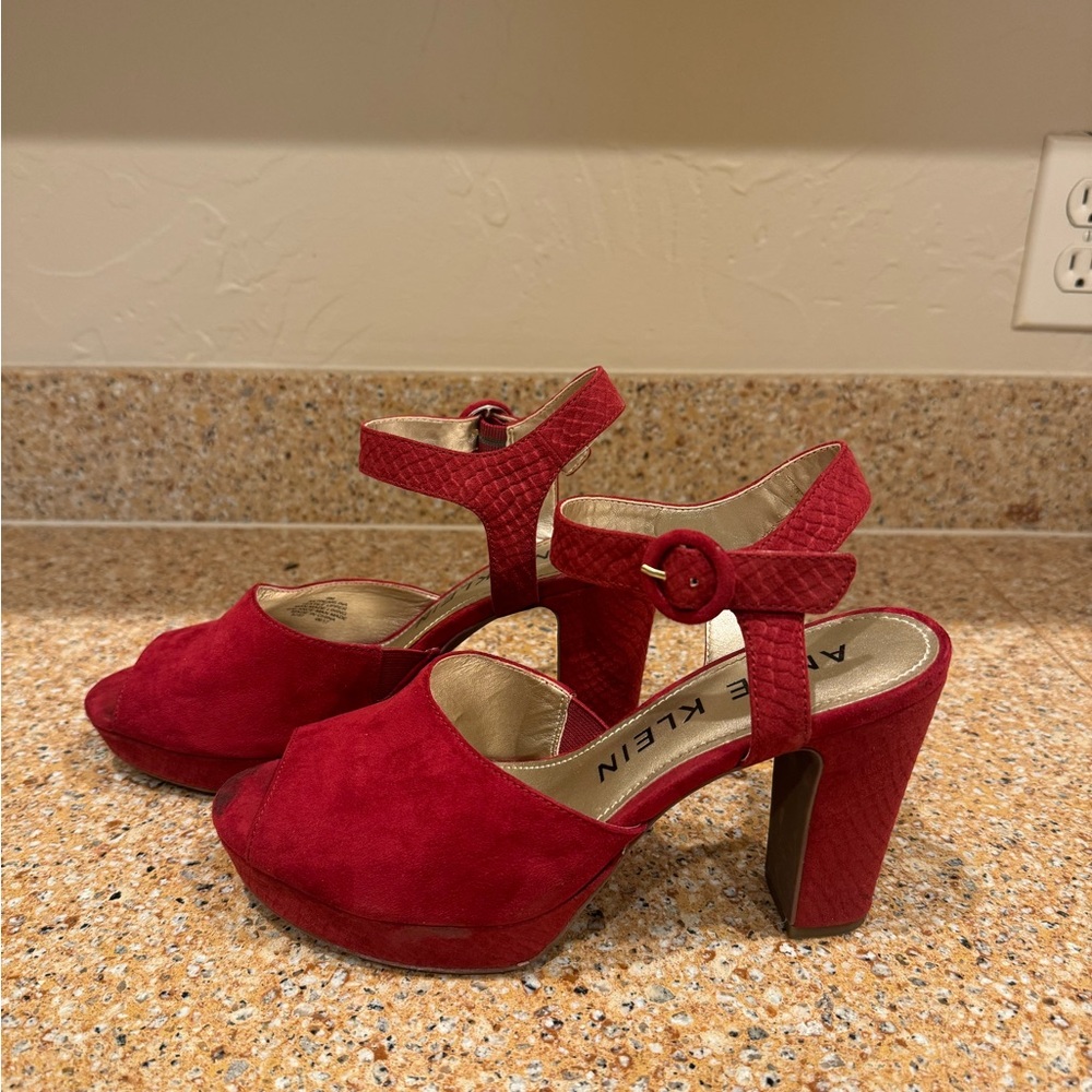 Anne Klein Women's Red Heels